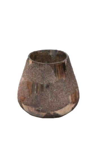 ALKE ΒΑΣΗ ΡΕΣΩ ΓΥΑΛΙ ΧΡΥΣΟ D11xH11cm
