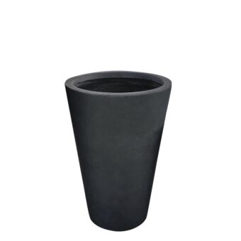 ΓΛΑΣΤΡΑ FIBERCLAY ΑΝΘΡΑΚΙ ΜΑΡΜΑΡΟ ΚΩΝΟΣ ΜΕΣΑΙΟ - Φ40x60cm