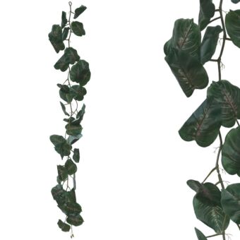 ΓΙΡΛΑΝΤΑ REAL TOUCH ΠΟΘΟΣ ΠΡΑΣΙΝΟ-ΚΟΚΚΙΝΟ - Υ170cm