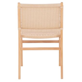 ΚΑΡΕΚΛΑ ΕΣΩΤΕΡΙΚΟΥ ΧΩΡΟΥ RUBBERWOOD ΣΧΟΙΝΙ ΦΥΣΙΚΟ 50X60X87Y εκ.