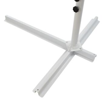 ΟΜΠΡΕΛΑ ΚΡΕΜΑΣΤΗ Φ300x237cm. ΣΤΡΟΓΓΥΛΗ ΣΕ ΒΑΣΗ ΜΕ 4 ΠΟΔΙΑ 