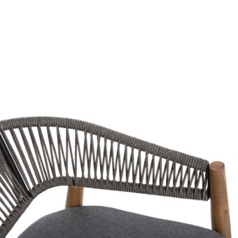 ΠΟΛΥΘΡΟΝΑ ΞΥΛΟ ΑΚΑΚΙΑΣ ΦΥΣΙΚΟ-ΣΧΟΙΝΙ NYLON ΓΚΡΙ 59x58x76Υεκ.