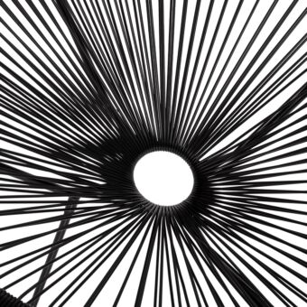 ΣΕΤ ΕΞΩΤΕΡΙΚΟΥ ΧΩΡΟΥ 3ΤΜΧ TWISTED WICKER-ΜΕΤΑΛΛΟ ΣΕ ΜΑΥΡΟ