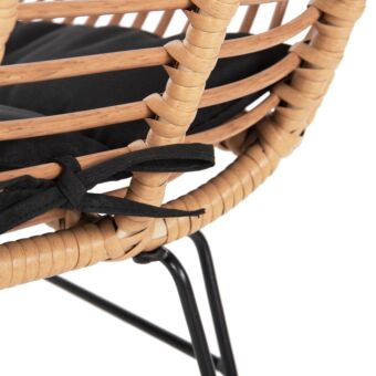 ΣΕΤ ΣΑΛΟΝΙ ΕΞΩΤΕΡΙΚΟΥ ΧΩΡΟΥ 4ΤΜΧ WICKER-ΜΕΤΑΛΛΟ