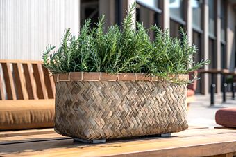 Ζαρτινιέρα Rafi S, Bamboo 60 L x 30 W x 31 H