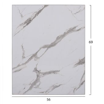 ΕΠΙΦΑΝΕΙΑ ΤΡΑΠΕΖΙΟΥ HPL MARBLE WHITE-GREY 5145 56Χ69