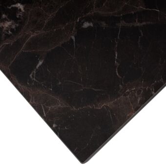 ΕΠΙΦΑΝΕΙΑ ΤΡΑΠΕΖΙΟΥ HPL BROWN MARBLE 60x60 εκ. ΠΑΧΟΥΣ 12mm.