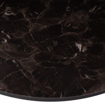 ΕΠΙΦΑΝΕΙΑ ΤΡΑΠΕΖΙΟΥ HPL BROWN MARBLE Φ60 εκ. ΠΑΧΟΥΣ 12mm.