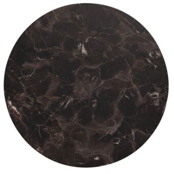 ΕΠΙΦΑΝΕΙΑ ΤΡΑΠΕΖΙΟΥ HPL BROWN MARBLE Φ60 εκ. ΠΑΧΟΥΣ 12mm.