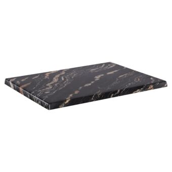 ΕΠΙΦΑΝΕΙΑ ΤΡΑΠΕΖΙΟΥ ΟΡΘΟΓΩΝΙΑ 5787 WERZALIT 120X80εκ. BLACK GOLD MARBLE