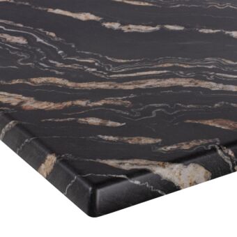 ΕΠΙΦΑΝΕΙΑ ΤΡΑΠΕΖΙΟΥ ΟΡΘΟΓΩΝΙΑ 5787 WERZALIT 120X80εκ. BLACK GOLD MARBLE