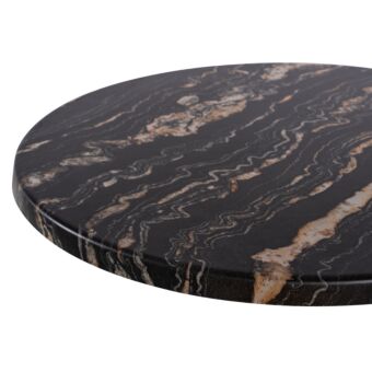 ΕΠΙΦΑΝΕΙΑ ΤΡΑΠΕΖΙΟΥ ΣΤΡΟΓΓΥΛΗ 5787 WERZALIT Φ60 BLACK GOLD MARBLE 