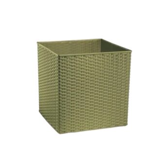 Γλάστρα Τετράγωνη Natura Cube 36X36X36 olive green