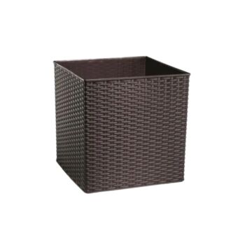 Γλάστρα Τετράγωνη Natura Cube 36X36X36 rusty brown