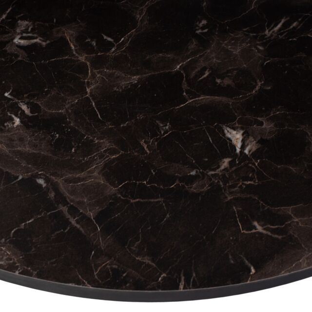 ΕΠΙΦΑΝΕΙΑ ΤΡΑΠΕΖΙΟΥ HPL BROWN MARBLE Φ69 εκ. ΠΑΧΟΥΣ 12mm.