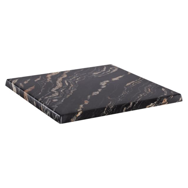 ΕΠΙΦΑΝΕΙΑ ΤΡΑΠΕΖΙΟΥ ΤΕΤΡΑΓΩΝΗ 5787 WERZALIT 70X70 εκ. BLACK GOLD MARBLE 