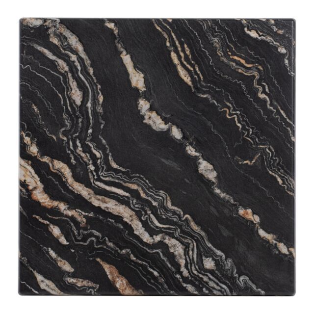 ΕΠΙΦΑΝΕΙΑ ΤΡΑΠΕΖΙΟΥ ΤΕΤΡΑΓΩΝΗ 5787 WERZALIT 80X80 εκ. BLACK GOLD MARBLE