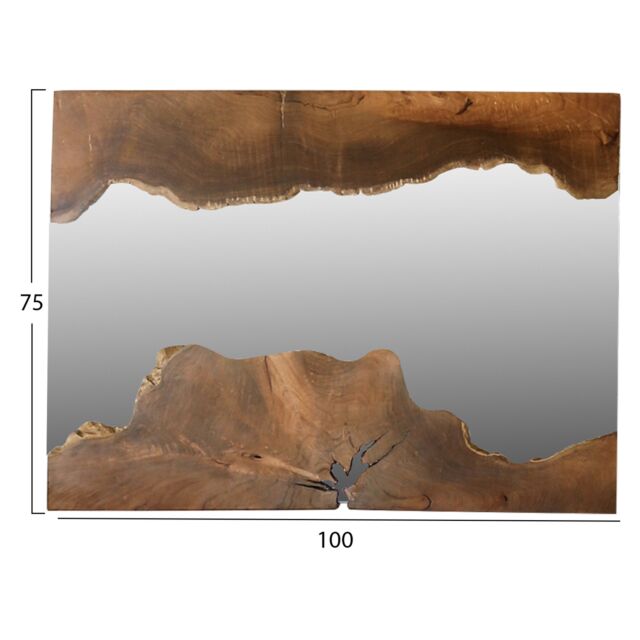 ΚΑΘΡΕΠΤΗΣ ΑΠΟ ΜΑΣΙΦ ΞΥΛΟ ΤEAK ΦΥΣΙΚΟ 100X75YΕΚ.