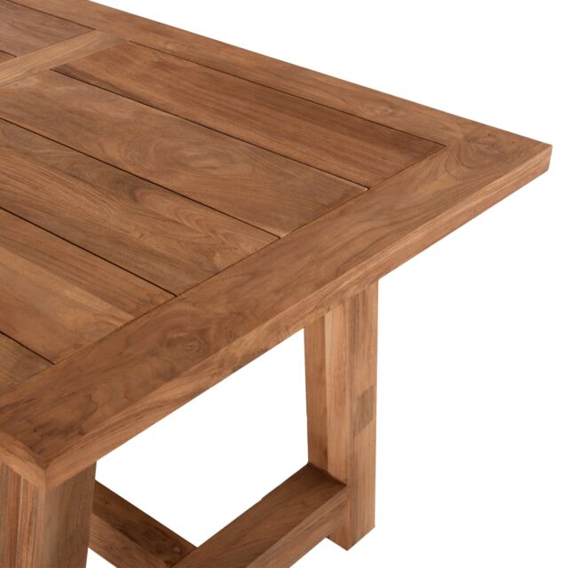 ΤΡΑΠΕΖΙ ΤΡΑΠΕΖΑΡΙΑΣ RECYCLED TEAK ΣΕ ΦΥΣΙΚΟ ΧΡΩΜΑ 200X100X75Yεκ.