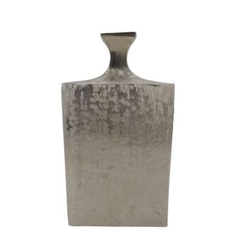 FLASCHE ΒΑΖΟ ΑΛΟΥΜΙΝΙΟ ΑΣΗΜΙ 19x10xH36cm