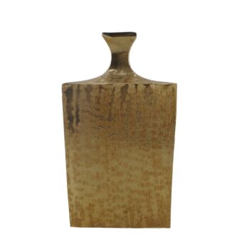 FLASCHE ΒΑΖΟ ΑΛΟΥΜΙΝΙΟ ΧΡΥΣΟ 19x10xH36cm