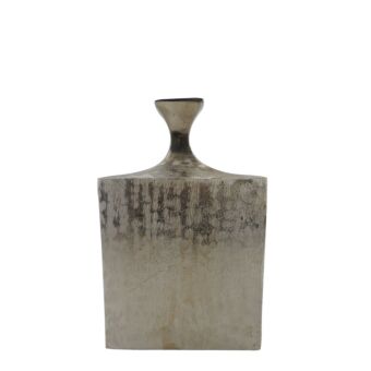 FLASCHE ΒΑΖΟ ΑΛΟΥΜΙΝΙΟ ΑΣΗΜΙ 18x9xH28cm