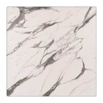 ΕΠΙΦΑΝΕΙΑ ΤΡΑΠΕΖΙΟΥ HPL MARBLE WHITE-GREY 60x60 εκ. ΠΑΧΟΥΣ 12mm.