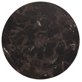 ΕΠΙΦΑΝΕΙΑ ΤΡΑΠΕΖΙΟΥ HPL BROWN MARBLE Φ69 εκ. ΠΑΧΟΥΣ 12mm.