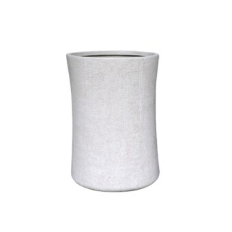 ΓΛΑΣΤΡΑ FIBERCLAY ΛΕΥΚΟ-ΕΚΡΟΥ ΚΑΜΠΥΛΗ ΜΕΓΑΛΟ Φ55x77cm