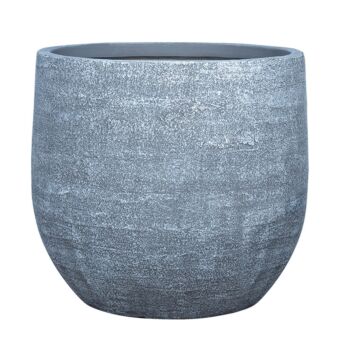 ΓΛΑΣΤΡΑ FIBERCLAY LARGE ΓΚΡΙ ΤΣΙΜΕΝΤΟ ΣΤΡΟΓΓΥΛΟ - Φ52x47cm