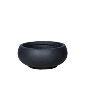 ΓΛΑΣΤΡΑ FIBERCLAY MEDIUM ΜΑΥΡΟ ΓΡΑΝΙΤΗ ΣΤΡΟΓΓΥΛΟ ΓΑΒΑΘΑ - Φ40x17cm