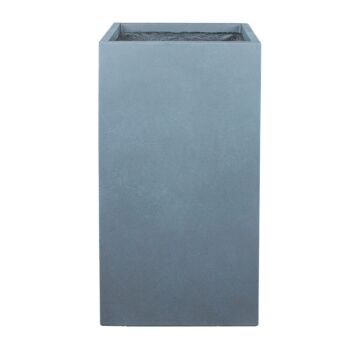 ΓΛΑΣΤΡΑ FIBERCLAY LARGE ΓΚΡΙ ΜΑΡΜΑΡΙ ΨΗΛΟ ΤΕΤΡΑΓΩΝΟ - 41x41x80cm