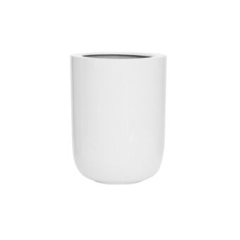 Γλάστρα Dice L, Glossy White Ø 34 x H 44