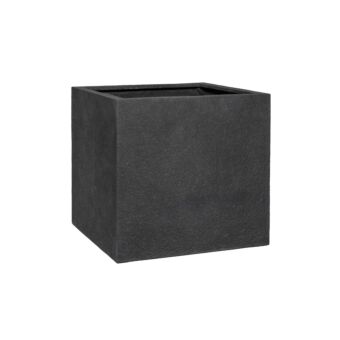 Τετράγωνη Γλάστρα Block M, Midnight Black  L 40 x W 40 x H 40
