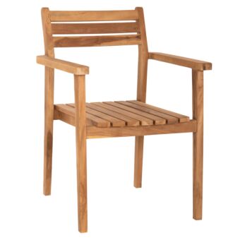 ΠΟΛΥΘΡΟΝΑ ΞΥΛΟ TEAK ΣΤΟΙΒΑΖΟΜΕΝΗ ΣΕ ΦΥΣΙΚΟ ΧΡΩΜΑ 60x54x87Y εκ.
