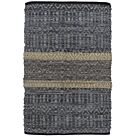 STRIPE ΧΑΛΙ ΔΕΡΜΑ ΓΚΡΙ ΜΠΕΖ 60x90cm