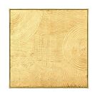 GOLD ABSTRACT ΠΙΝΑΚΑΣ ΚΑΜΒΑΣ ΧΡΥΣΟ ΞΥΛΟ 100x100xH4,5cm