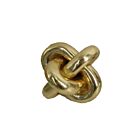 GOLD KNOT 1 DECO POLYRESIN ΧΡΥΣΟ D12,5xH12,5cm