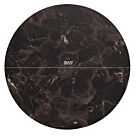 ΕΠΙΦΑΝΕΙΑ ΤΡΑΠΕΖΙΟΥ HPL BROWN MARBLE Φ69 εκ. ΠΑΧΟΥΣ 12mm.