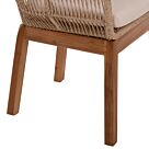 ΠΟΛΥΘΡΟΝΑ TEAK ΠΟΔΙΑ ΣΚΕΛΕΤΟΣ ΑΛΟΥΜΙΝΙΟΥ & POLYRATTAN 64x60x87Yεκ.