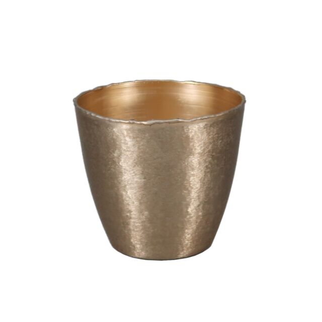 MARGO ΚΑΣΠΩ ΑΛΟΥΜΙΝΙΟ ΧΡΥΣΟ D14xH13cm