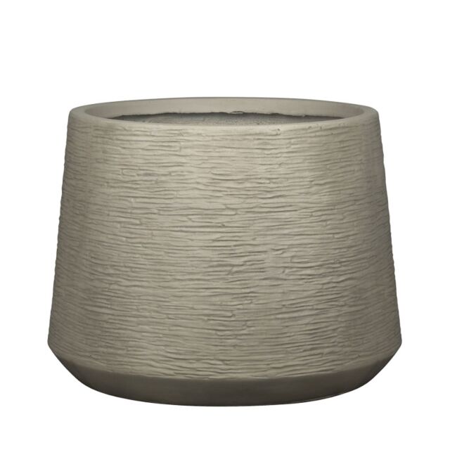 ΓΛΑΣΤΡΑ FIBERCLAY ΜΕΓΑΛΟ ΜΠΕΖ ΚΩΝΙΚΟ-ΓΡΑΜΜΩΣΕΙΣ - Φ64x48cm