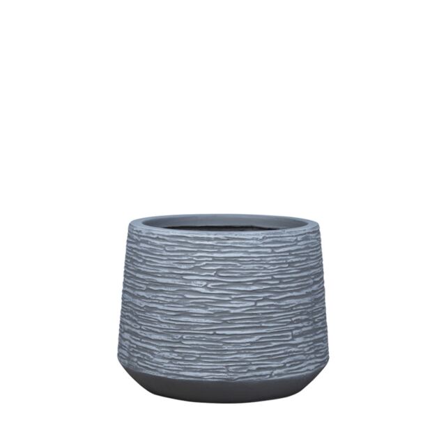 ΓΛΑΣΤΡΑ FIBERCLAY ΜΙΚΡΟ ΓΚΡΙ ΑΝΟΙΧΤΟ ΚΩΝΙΚΟ-ΓΡΑΜΜΩΣΕΙΣ - Φ35x27cm