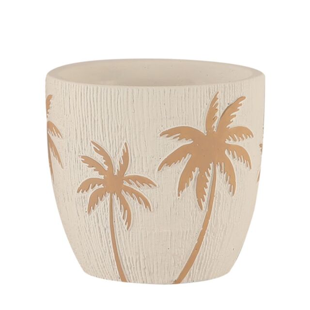 ΚΑΣΠΩ ΜΕΓΑΛΟ EΚΡΟΥ/ΜΠΕΖ ΑΝΑΓΛΥΦΟΙ ΦΟΙΝΙΚΕΣ - Φ17.5x16cm