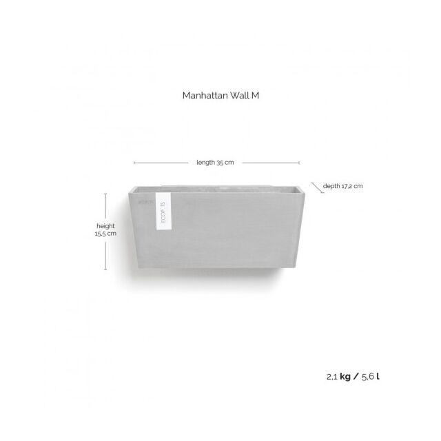 Κρεμαστή γλάστρα Manhattan Medium