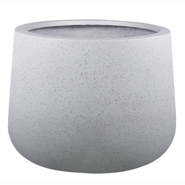 ΓΛΑΣΤΡΑ FIBERCLAY XLARGE ΛΕΥΚΟ ΓΡΑΝΙΤΗ ΣΤΡΟΓΓΥΛΟ - Φ55x44cm