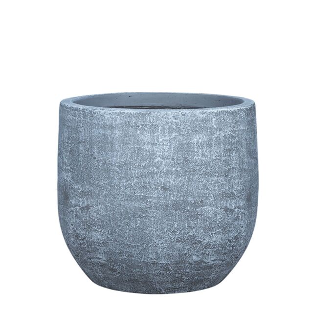 ΓΛΑΣΤΡΑ FIBERCLAY MEDIUM ΓΚΡΙ ΤΣΙΜΕΝΤΟ ΣΤΡΟΓΓΥΛΟ - Φ41x37cm