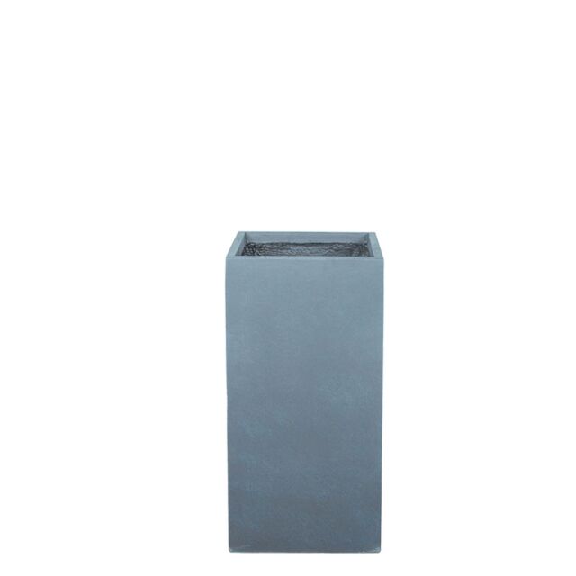 ΓΛΑΣΤΡΑ FIBERCLAY SMALL ΓΚΡΙ ΜΑΡΜΑΡΙ ΨΗΛΟ ΤΕΤΡΑΓΩΝΟ - 27x27x60cm