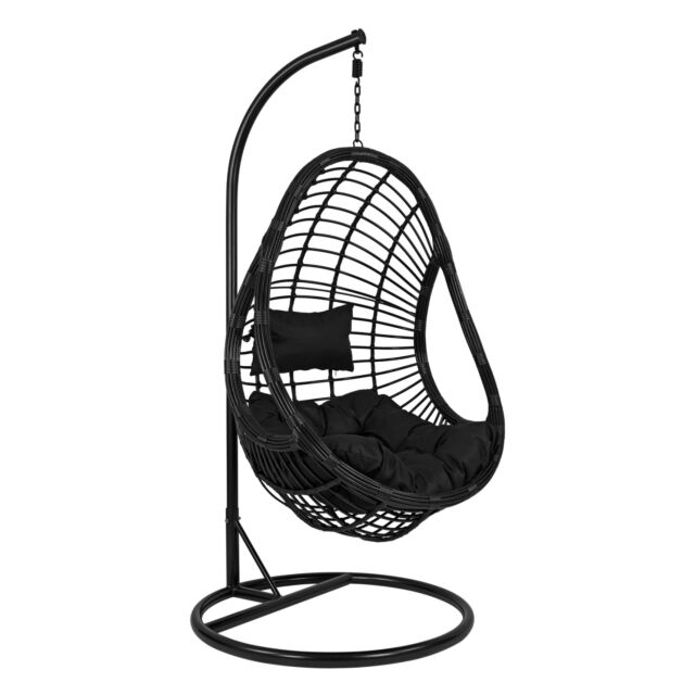 ΚΡΕΜΑΣΤΗ ΠΟΛΥΘΡΟΝΑ ΦΩΛΙΑ ΜΕ ΜΑΥΡΟ WICKER & ΜΑΞΙΛΑΡΙΑ Φ95Χ195Υ εκ.