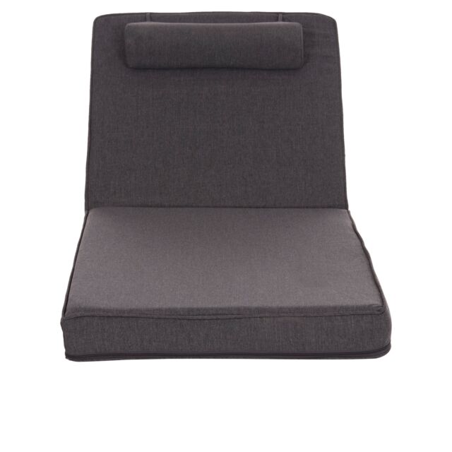 ΜΑΞΙΛΑΡΙ ΞΑΠΛΩΣΤΡΑΣ OLEFIN ΣΚΟΥΡΟ ΓΚΡΙ ΜΕ FOAM 190x70x10Υεκ
